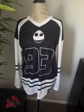 the Nightmare Before Christmas shirt size small hockey Jersey Disney’s Jack